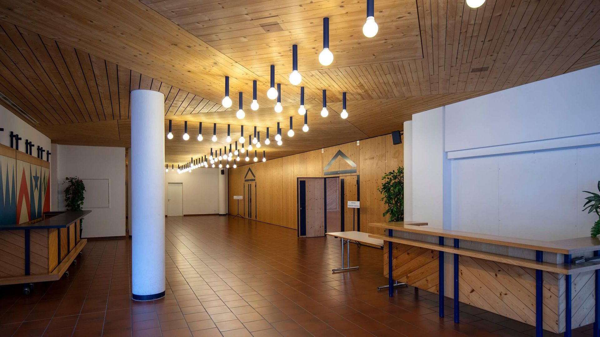 Foyer im Gemeindezentrum Lötschberg in Spiez