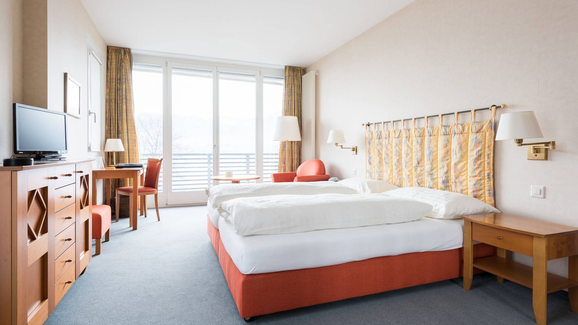 Doppelzimmer im Hotel Schönbühl in Hilterfingen