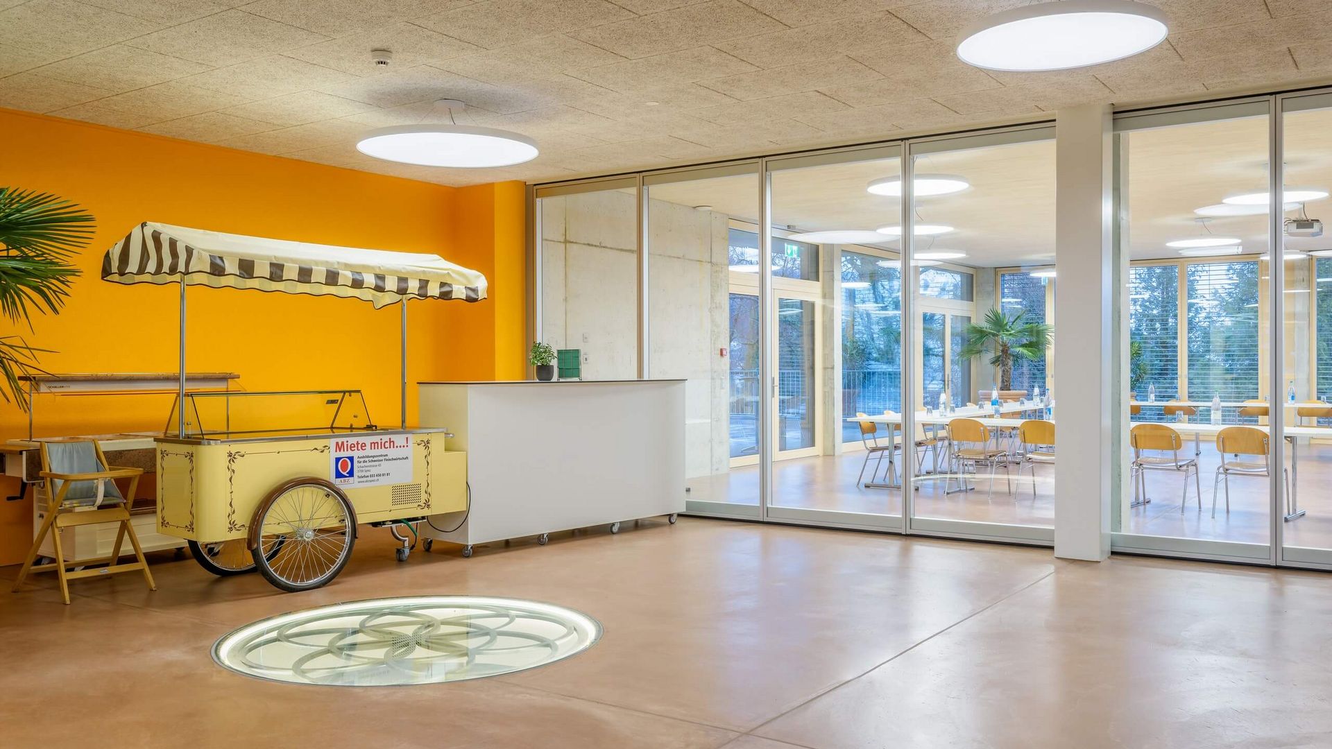 Pausenraum «Bärenplatz» im ABZ Spiez