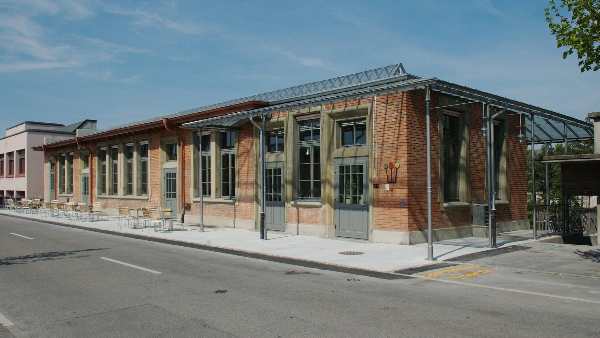 Gebäude des Restaurants Zündkapselfabrik in Thun